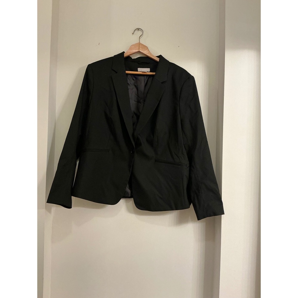 H&M Women's Tailored Single-Button Blazer Jacket xl